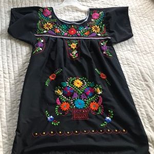 Mexican Embroidered Dress - cute!